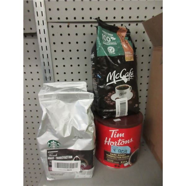 1 Container & 3 Bags of Assorted  Coffee