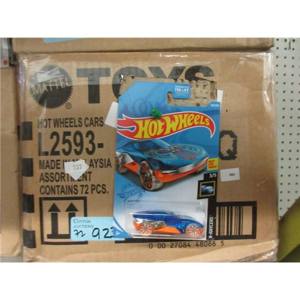 72 Assorted New Hot Wheels in Sealed Packages
