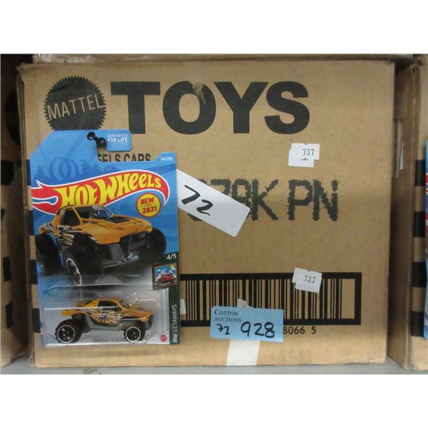 72 Assorted New Hot Wheels in Sealed Packages