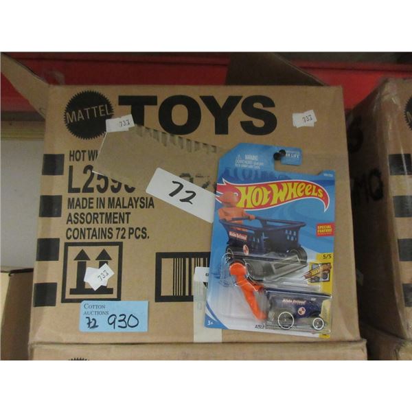 72 Assorted New Hot Wheels in Sealed Packages