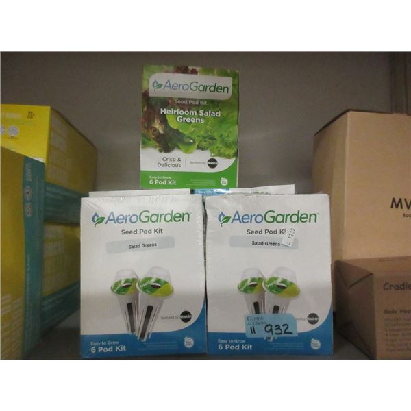11 AeroGarden Seed Pot Kits - Salad Greens