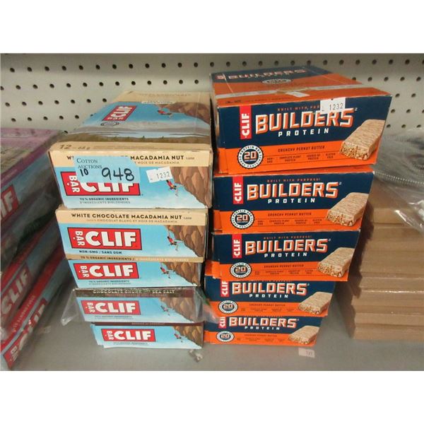 8 Boxes of Assorted Clif Bars & Clif Protein Bars