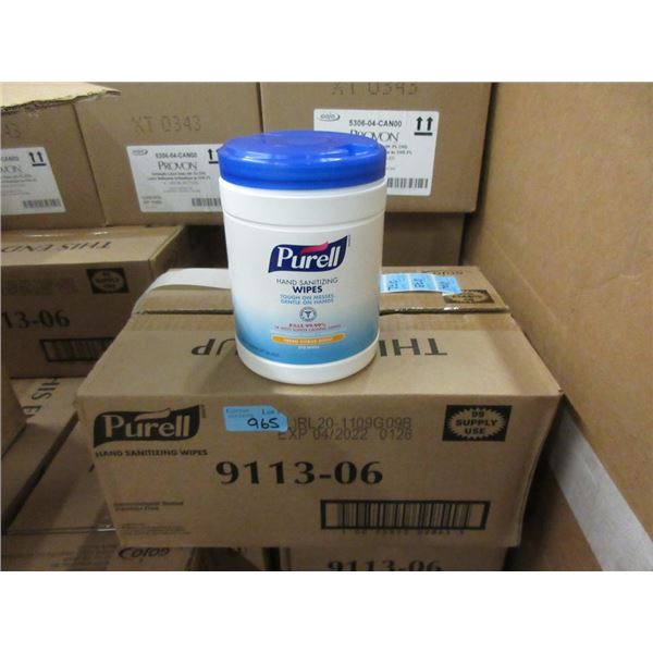 Case of 6 Tubs of Purell Hand Sanitizing Wipes