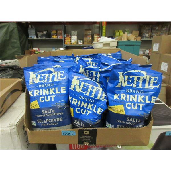 24 x 320 g Bags of Kettle Salt & Pepper Chips