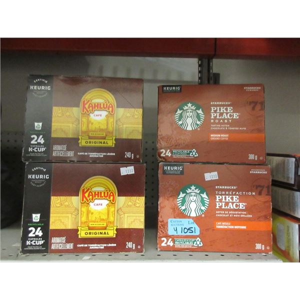 4 Boxes of Assorted K-Cup Coffee