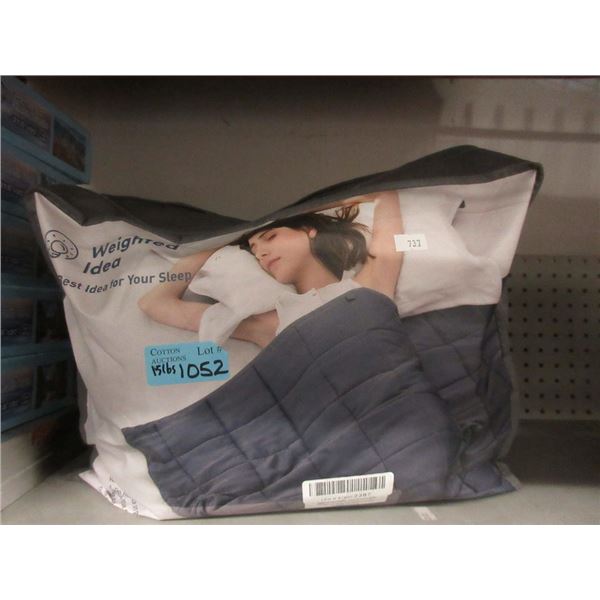 15 Pound Grey Weighted Blanket