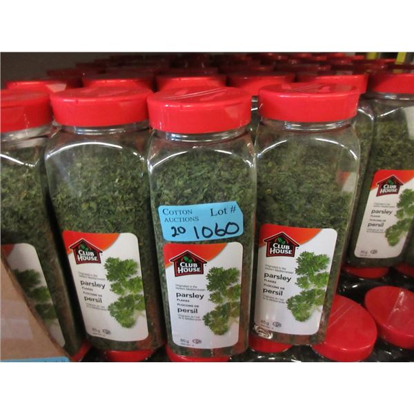 20 x 85 g Bottles of Club House Parsley Flakes