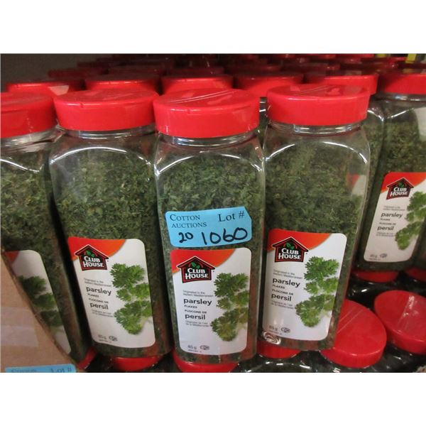20 x 85 g Bottles of Club House Parsley Flakes