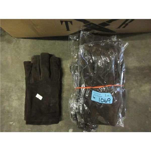6 Pairs of New Vgo Brown Thinsulate Gloves
