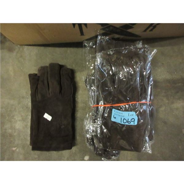 6 Pairs of New Vgo Brown Thinsulate Gloves