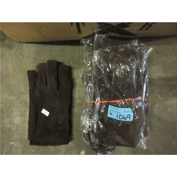 6 Pairs of New Vgo Brown Thinsulate Gloves