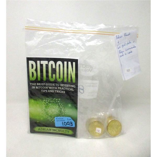 Bitcoin Book & 6 Bitcoin Commemorative Rounds