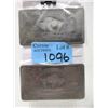 Image 1 : 2 x 1 Oz. .999 Fine Titanium Buffalo Bars