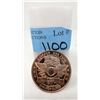 Image 1 : 12 x 1 Oz. .999 Copper Commemorative Rounds
