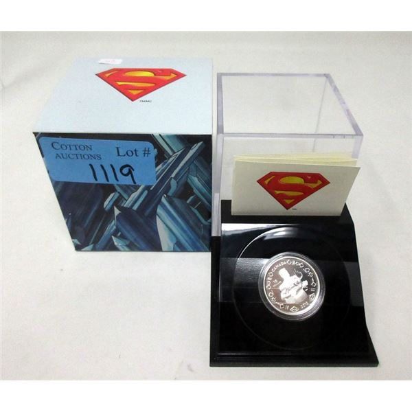 2013 Canadian .9999 Silver "Superman" $10 Coin