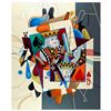 Image 1 : Yankel Ginzburg, "Royalty (King/Queen)" Hand Signed Limited Edition Serigraph with Letter of Authent