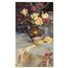 Image 1 : Dan Gerhartz, "Passion Roses & Tea" Limited Edition on Canvas, Numbered and Hand Signed with Letter 