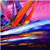 Image 2 : Natalia Sinkovsky, Hand Signed Original Acrylic Painting on Canvas with Letter Authenticity.