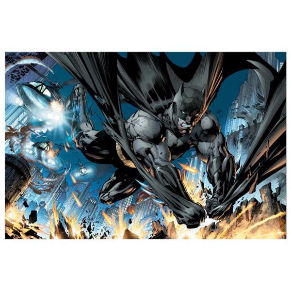 DC Comics, "Justice League (New 52) #1" Numbered Limited Edition Giclee on Canvas by Jim Lee with CO