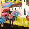 Image 3 : Paul Blaine Henrie (1932-1999), "Memories of Mexico" Hand Signed Original Painting on Canvas (40"x60