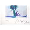 Image 3 : Peter Max- Original Lithograph "Figure Under Tree (Mini)"