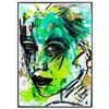 Image 1 : Hen Maman- Original Painting with Alcohol ink, acrylic, and epoxy rasin on Canvas "Amelia"