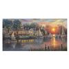 Image 1 : Robert Finale, "Chesapeake Sunrise" Hand Signed, Artist Embellished AP Limited Edition on Canvas wit