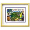 Charles Fazzino- 3D Construction Silkscreen Serigraph "A Tasting in Wine Country"