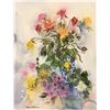 Zina Roitman- Original Watercolor "composition with flowers "