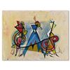 Image 1 : Roshvan, Original Acrylic and Watercolor Painting, Hand Signed with Letter of Authenticity.
