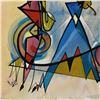 Image 2 : Roshvan, Original Acrylic and Watercolor Painting, Hand Signed with Letter of Authenticity.