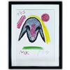 Image 1 : Menashe Kadishman- Pastel on Paper "Untitled"