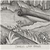 Image 2 : Charles Lynn Bragg, "Redwood Study #1" Original Pencil Drawing, Hand Signed with Letter of Authentic