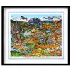 Image 1 : Charles Fazzino- 3D Construction Silkscreen Serigraph "O BEAUTIFUL FOR SPACIOUS SKIES…AMERICA…AMERIC