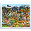 Image 2 : Charles Fazzino- 3D Construction Silkscreen Serigraph "O BEAUTIFUL FOR SPACIOUS SKIES…AMERICA…AMERIC
