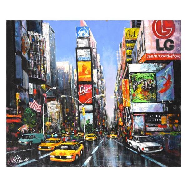 Mark Braver, Original Acrylic Painting on Canvas, Hand Signed with Letter of Authenticity.