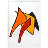 Image 2 : Alexander Calder- Lithograph "DLM141 - LUNE JAUNE ET PORC QUI PIQUE"