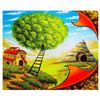 Image 1 : Eugene Poliarush- Original Oil on Canvas "Life in the Valley"