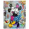 Image 1 : Jozza, "forever toGether" Hand Signed Original Mixed Media on Canvas with COA.