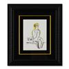 Image 1 : Yuroz, Framed Original Mixed Media Watercolor Painting, Hand Signed with Letter of Authenticity.