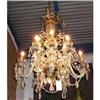Image 1 : Crystal and Bronze Chandelier #2178894