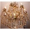 Image 1 : Crystal and Bronze Chandelier #2178927