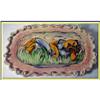 Image 1 : RENE BUTHAUD HANDPAINTED TRAY FRANCE ART DECO #2179642