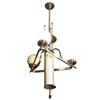 Image 1 : Secessionist Jugendstil Chrome Chandelier #2208779