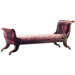 Antique English Colonial Mahogany Day Bed #2208786