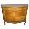 Image 1 : Louis XV Tiger Maple Bombe Commode #2208835