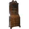 Image 1 : English Georgian Walnut Bureau Bookcase #2208836