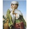 Image 1 : Orientalist Middle Eastern Porcelain Plaque #2209125