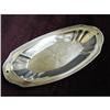 Image 1 : LOVELY SERVING OVAL SILVERPLATE TRAY #2221706