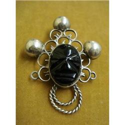 INTRIGUING STERLING SILVER BROOCH #2221820